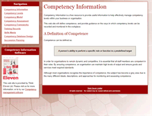 Tablet Screenshot of competencyinformation.co.uk